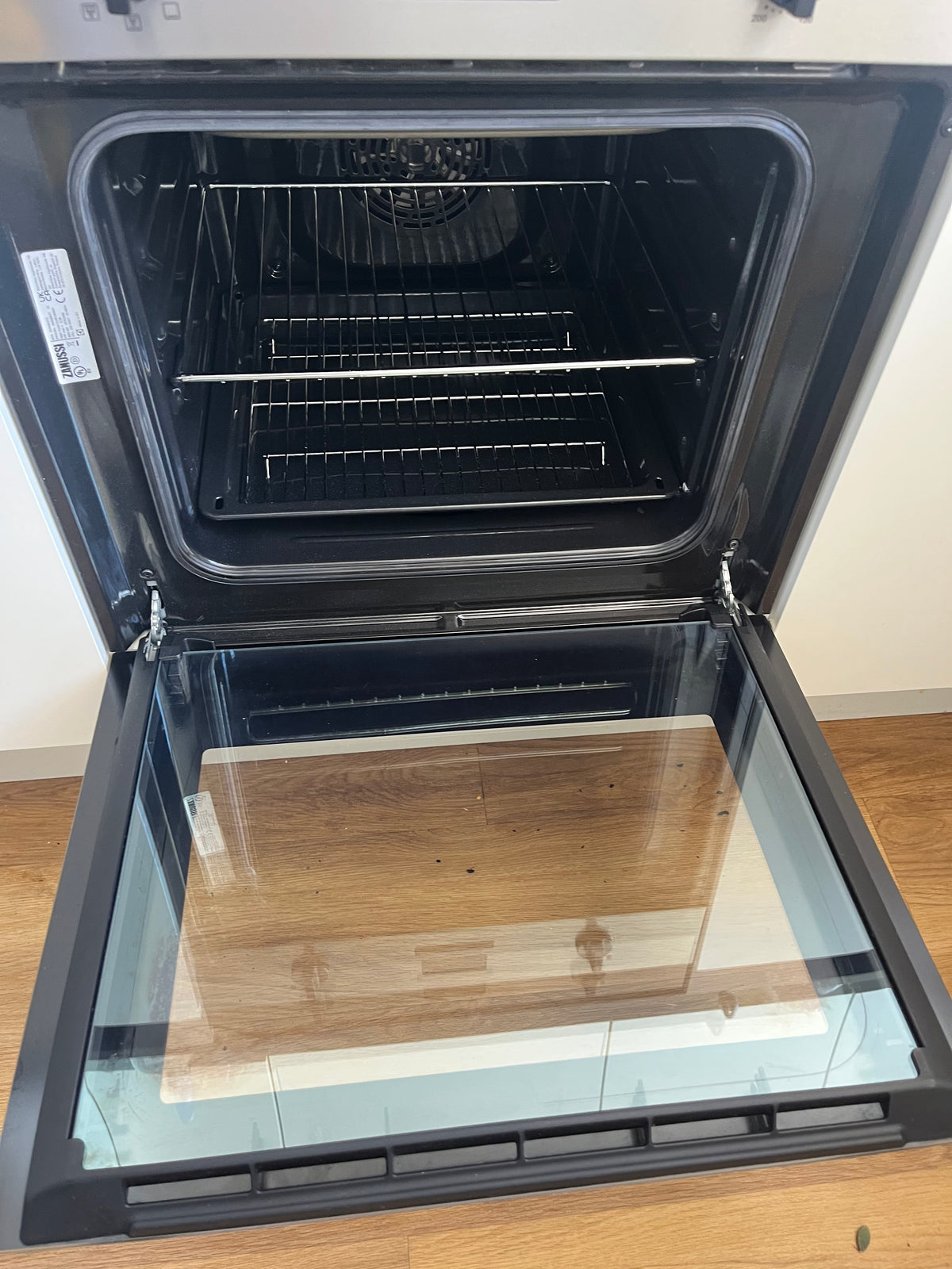Oven after cleaning