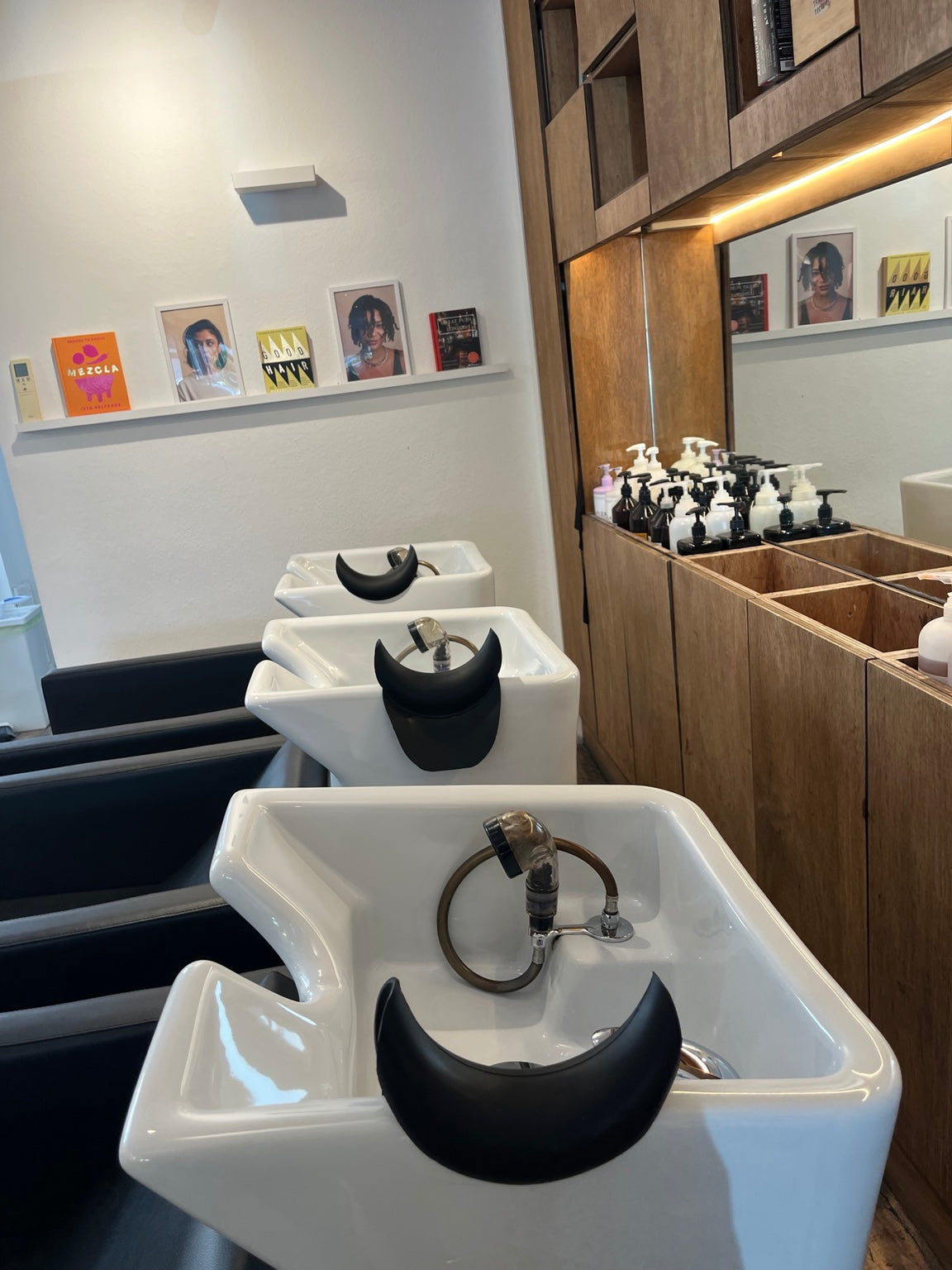 Salon wash stations