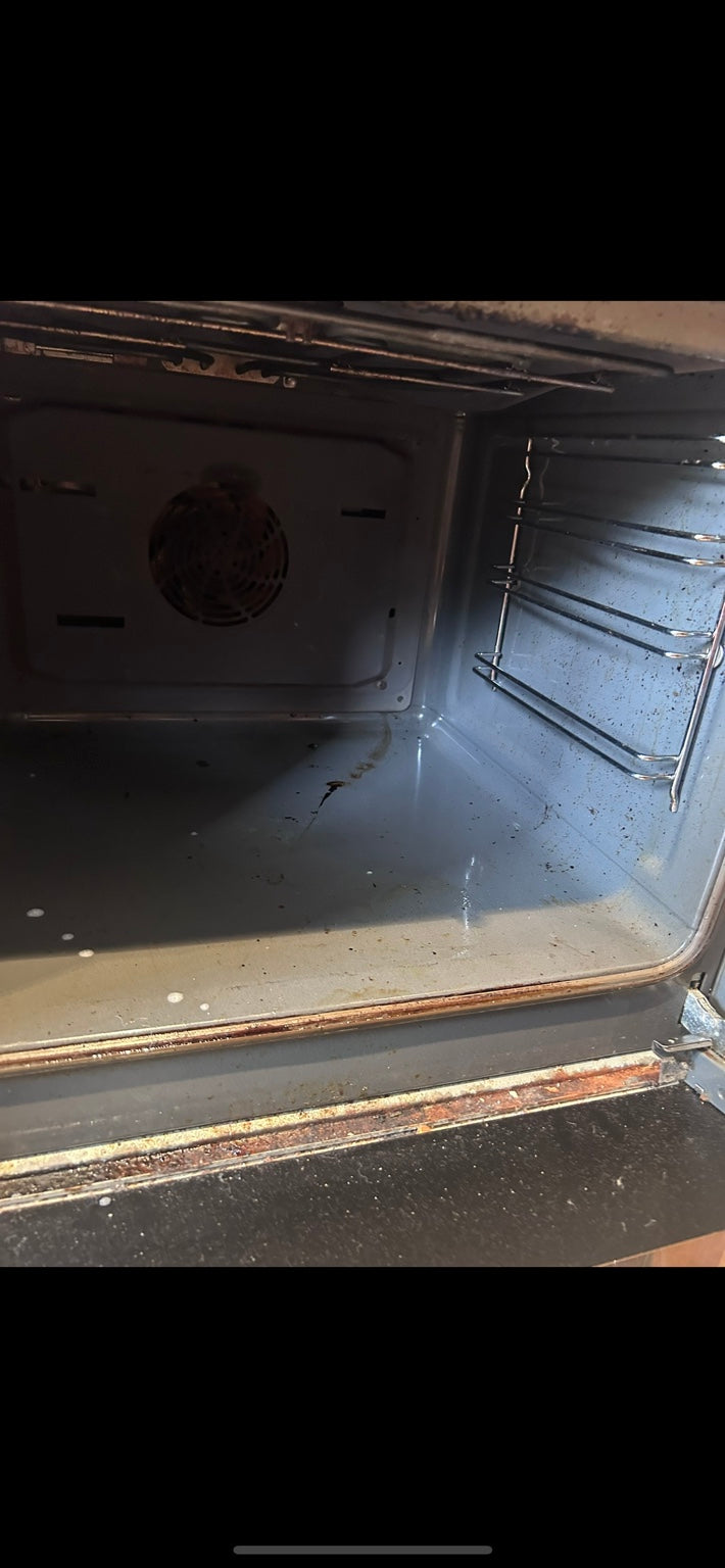 Oven before cleaning
